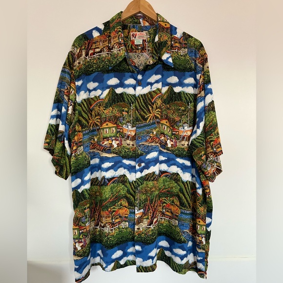 Reyn Spooner Men’s Hawaiian Shirt - Picture 4 of 14